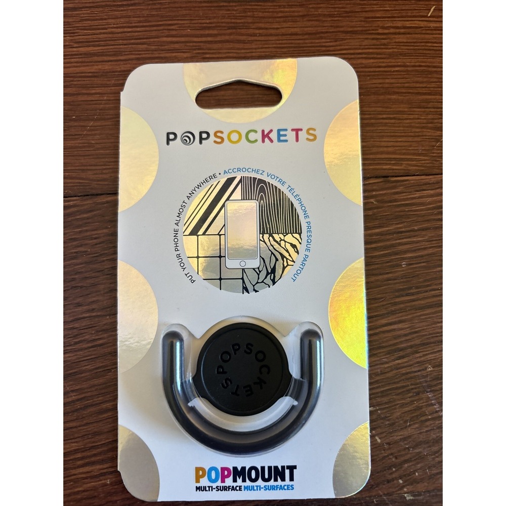 PopSocket PopMount Multi Surface Black Pop Sockets Authentic